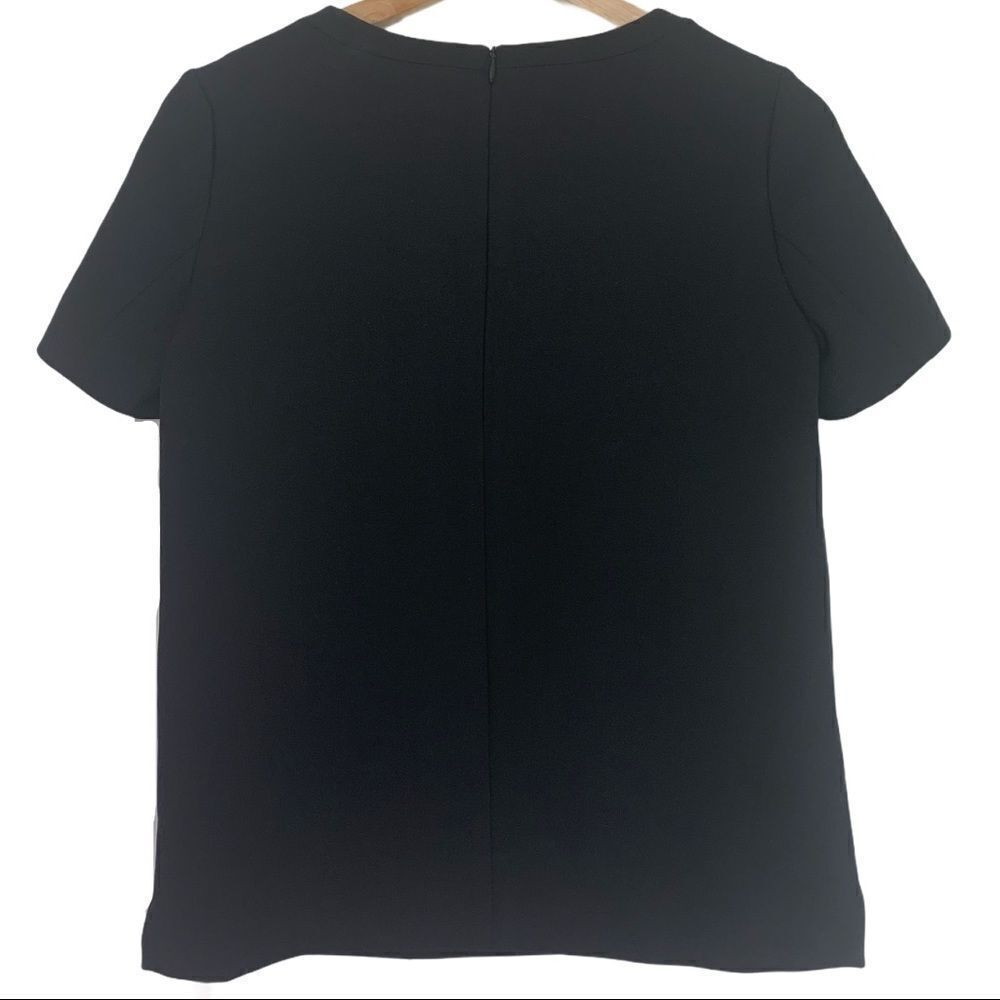 Massimo Dutti Scuba Like Structured Dress Top - Picture 4 of 6